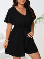Macaquinho Plus Size com Cinto - imagem 1