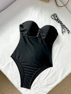 Maiô Bandeau com Amarração nas Costas - imagem 4