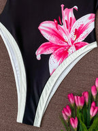 Maiô Cintura Contrastada com Decote Elegante - imagem 32