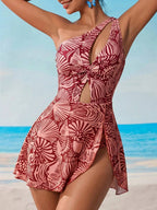Maiô com Saia Estampado de Ombro Único IMG 33