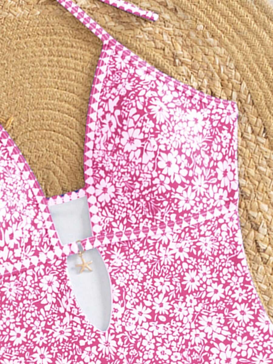 Maiô Estampado com Decote V e Alças Finas IMG 13