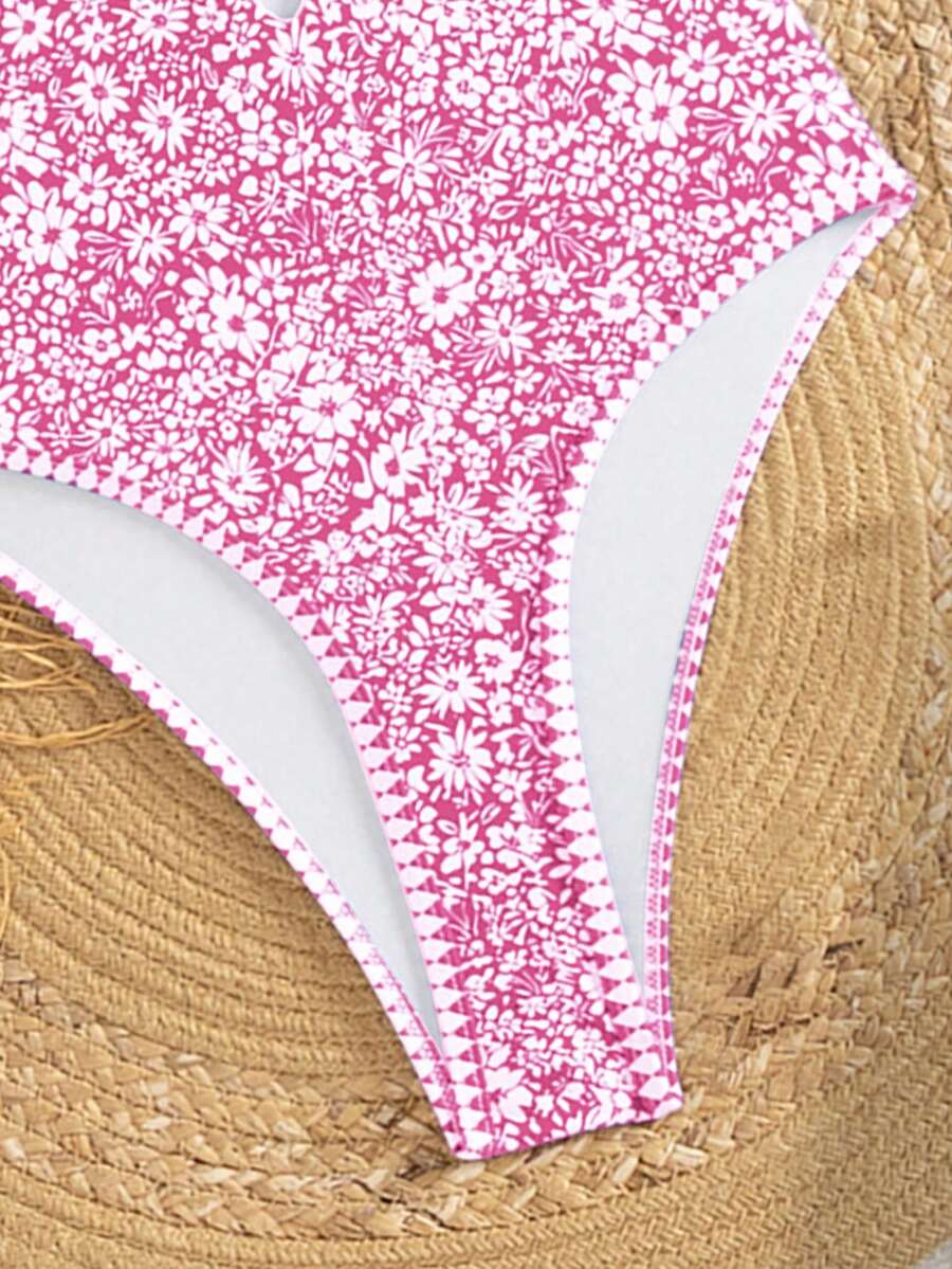 Maiô Estampado com Decote V e Alças Finas IMG 14