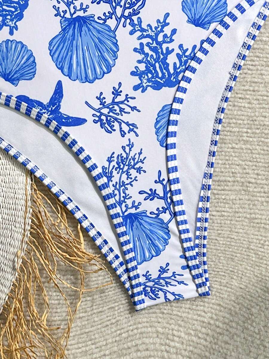Maiô Estampado com Decote V e Alças Finas IMG 21