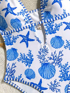 Maiô Estampado com Decote V e Alças Finas IMG 22