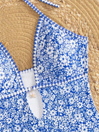 Maiô Estampado com Decote V e Alças Finas IMG 4