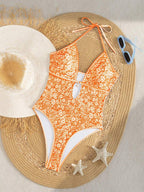 Maiô Estampado com Decote V e Alças Finas IMG 7