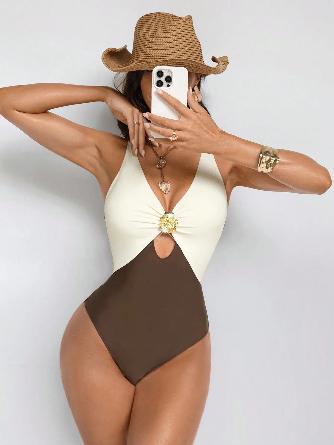 Maiô Modelador com Decote V e Nó - imagem 5