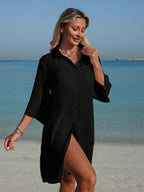 Saída de Praia Camisa Longa com Botões IMG 25