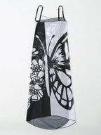 Saída de Praia Estampa Floral e Borboleta - imagem 3