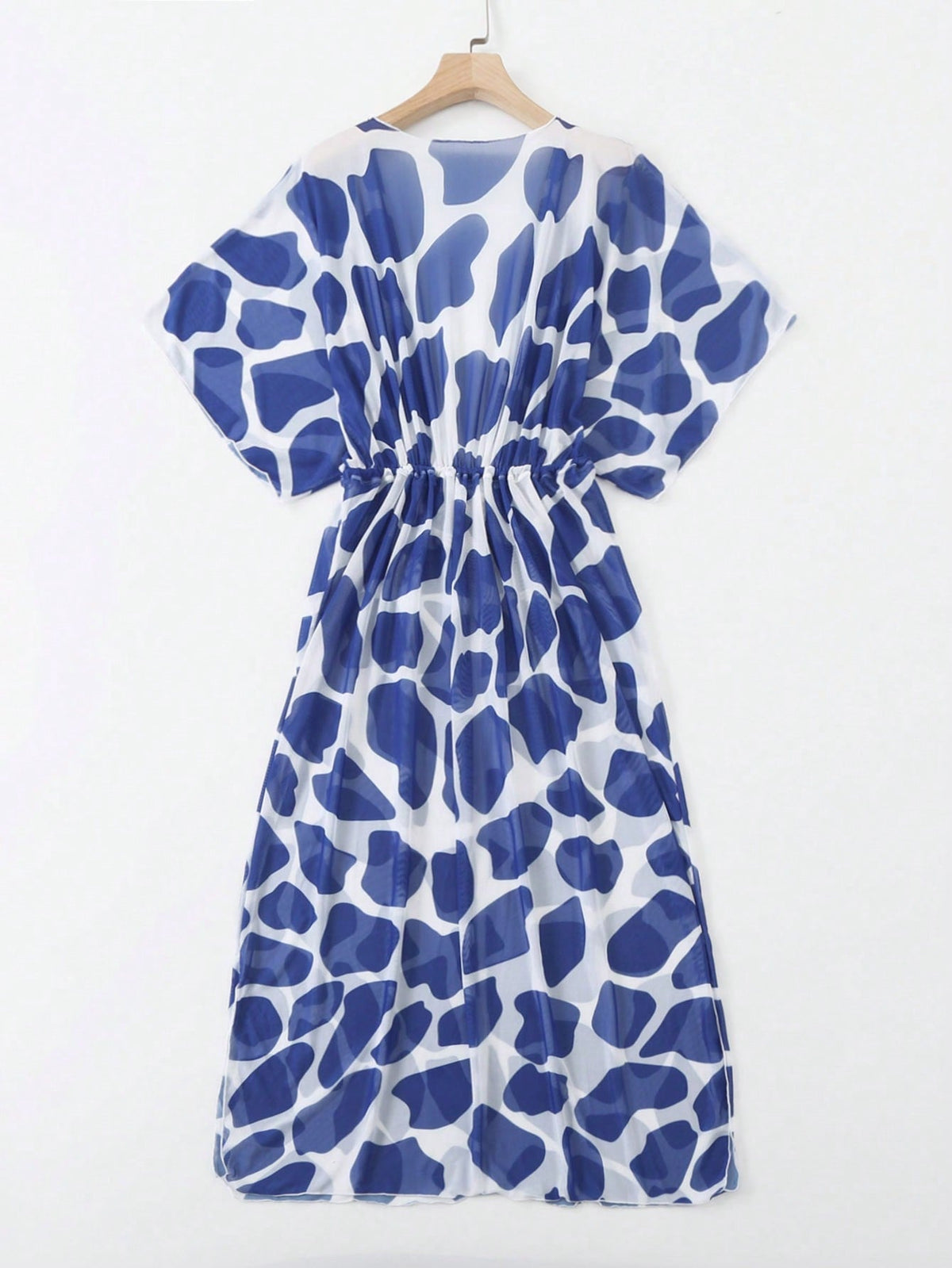 Saída de Praia Kimono Estampa Animal Print com Cordão - La Lecce