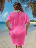 Saída de Praia Plus Size Casual