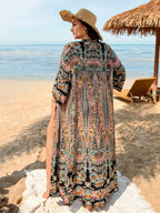 Saída de Praia Plus Size Ombro Caído - imagem 2