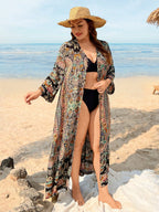 Saída de Praia Plus Size Ombro Caído - imagem 3