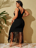 Saída de Praia Plus Size Tanque