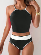 Tankini Bloco de Cores com Ziguezague - imagem 3