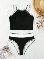 Tankini Bloco de Cores com Ziguezague - imagem 5
