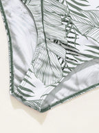 Tankini Boho com Gola Alta Dividida - imagem 6