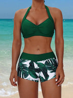 Tankini Boho Tropical com Nó - imagem 16