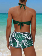 Tankini Boho Tropical com Nó - imagem 17