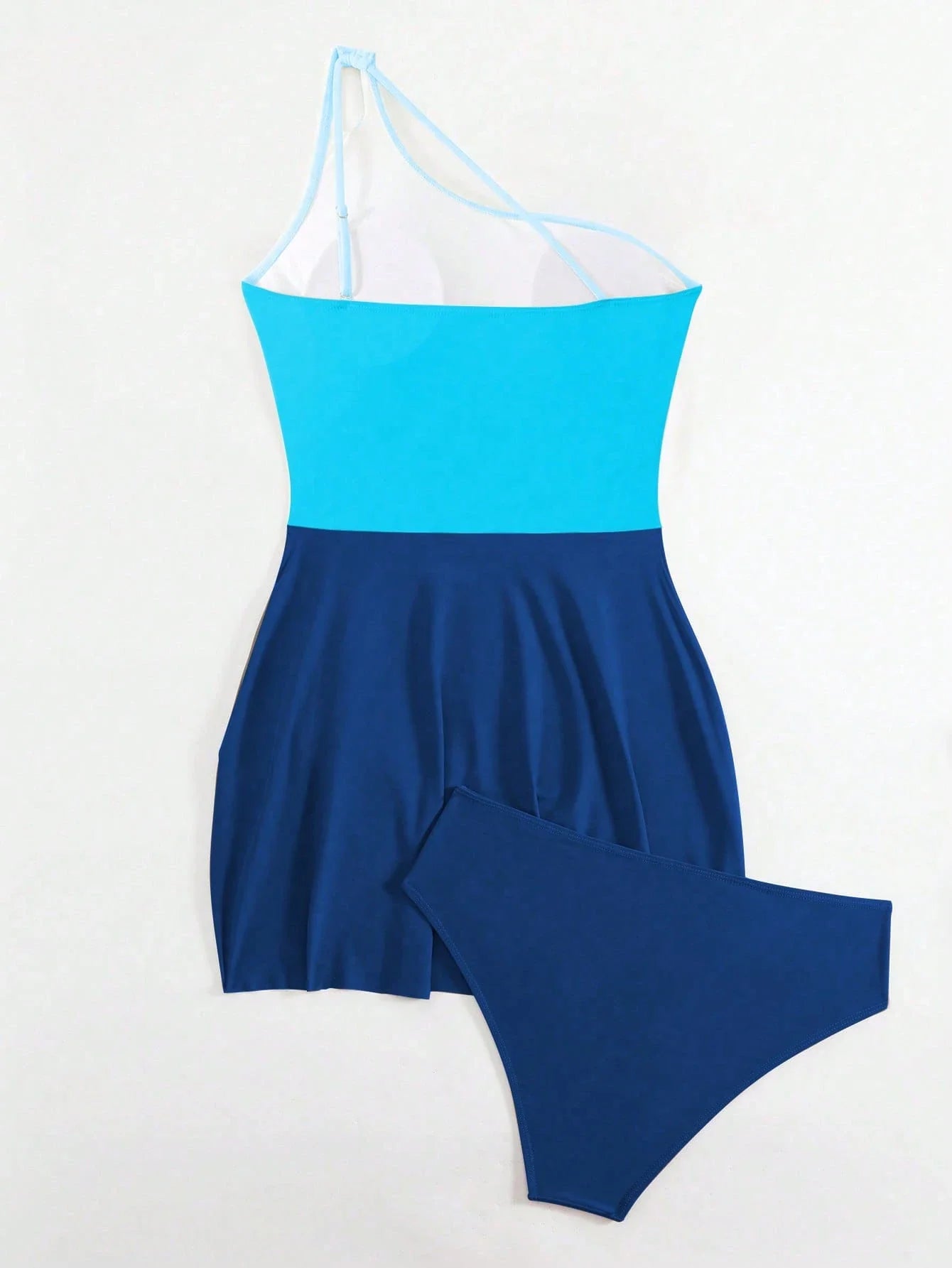 Tankini Gola Assimétrica com Nó - imagem 14