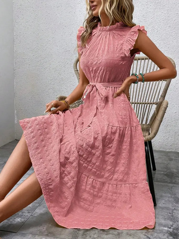 Vestido Acra Rosa / P