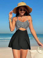 Vestido de Praia Listrado - La Lecce