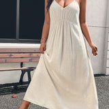 Vestido Longo Plus Size com Alças Finas
