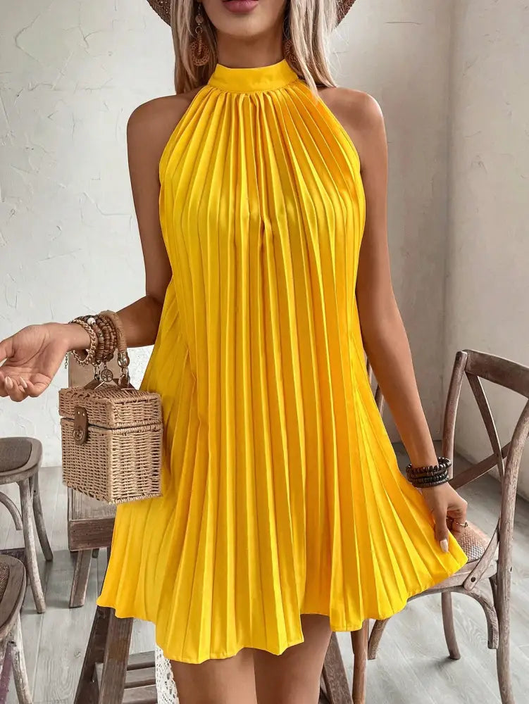 Vestido Mont Pellier Amarelo / P (S)