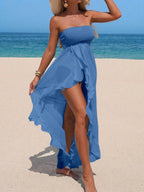 Vestido Saída de Praia Longo com Fenda IMG 20